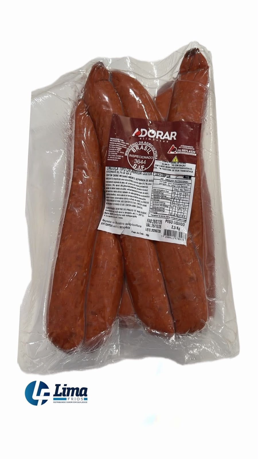 CALABRESA RETA ADORAR 2,5KG CX/4