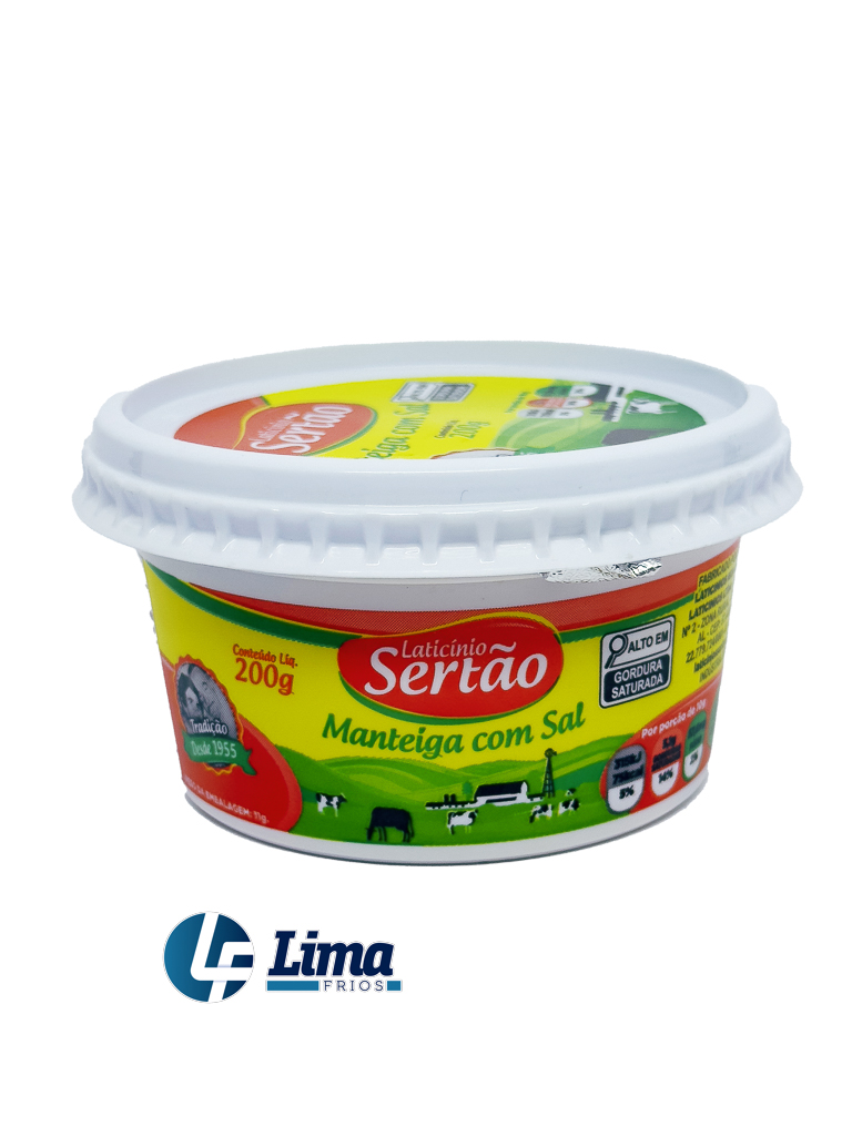 MANTEIGA SERTAO POTE 200G CX/30