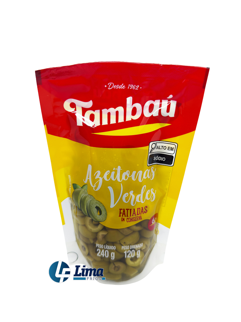 AZEITONA VERDE TAMBAU FATIADA 6X120G