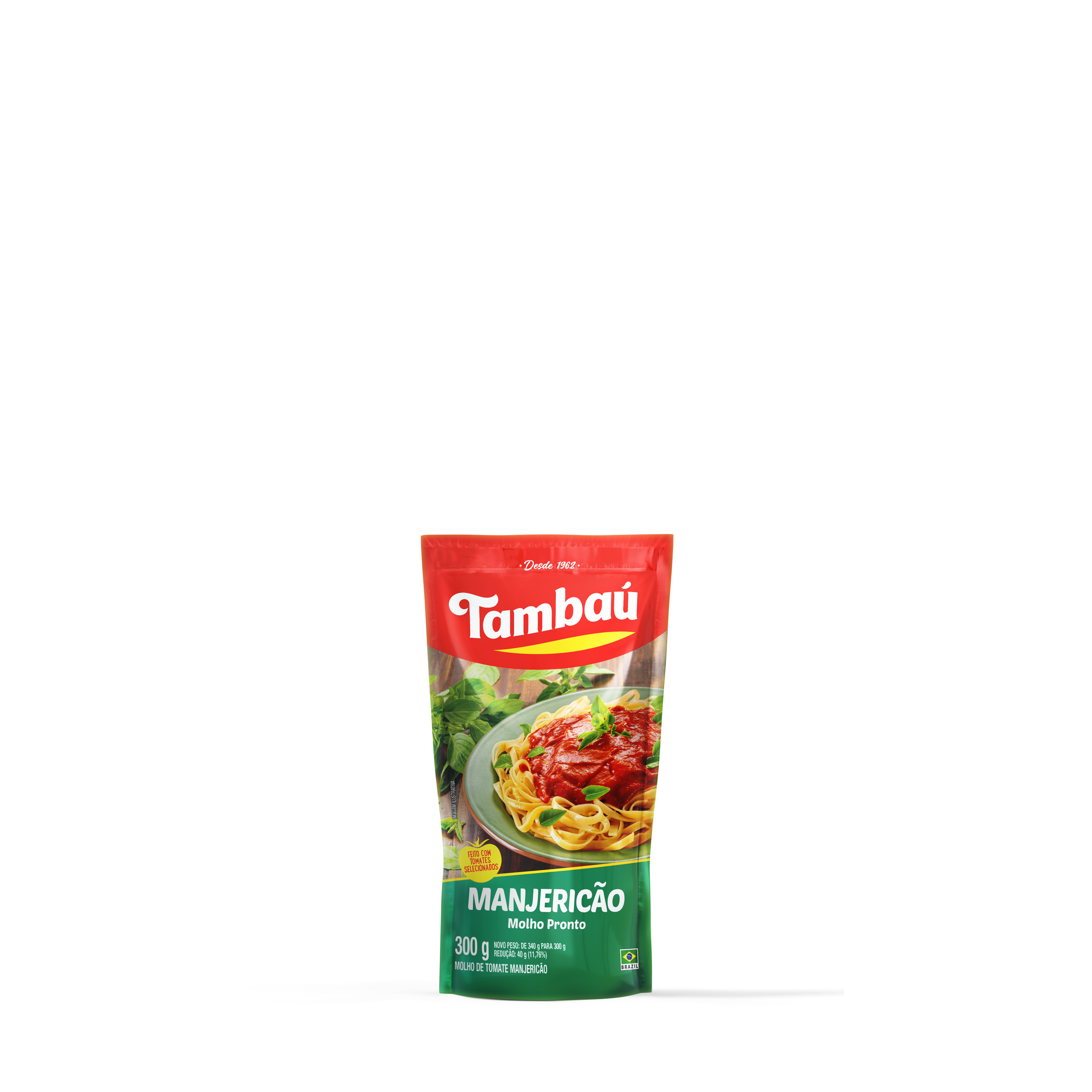 MOLHO TOMATE TAMBAU MANJERICAO 8X300G