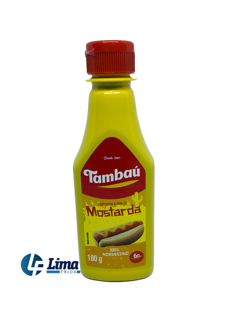 MOSTARDA TAMBAU PET 6X180G CX/4