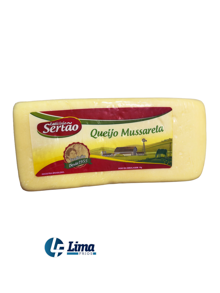 QUEIJO MUSSARELA SERTAO PC+/-4KG CX/24KG