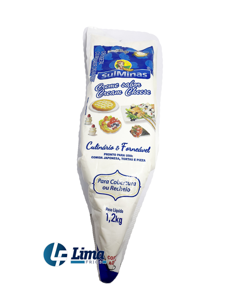 CREME SULMINAS CREAM CHEESE 1,2KG CX/12