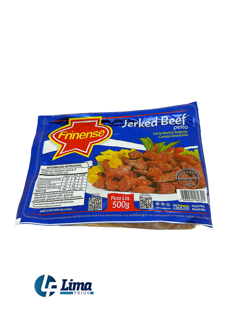 CHARQUE PEITO(2PELOS)FRINENSE 500G CX/20
