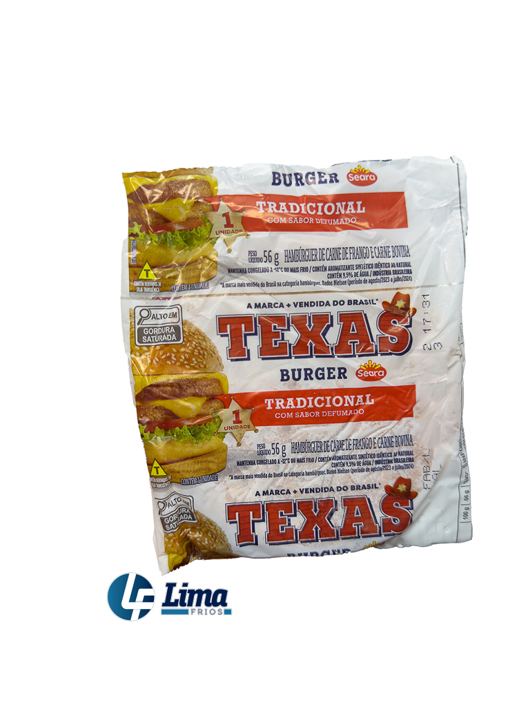 HAMBURGUER TEXAS BURGER MISTO CX/36