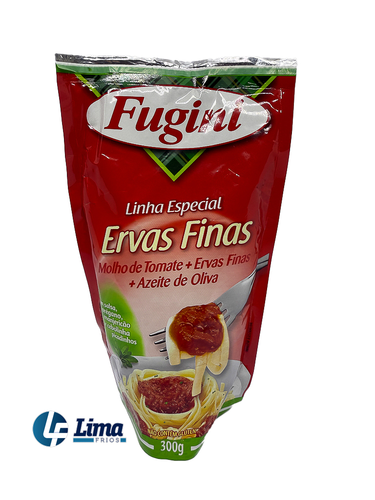 MOLHO TOMATE FUGINI ERVAS FINAS 6X300G