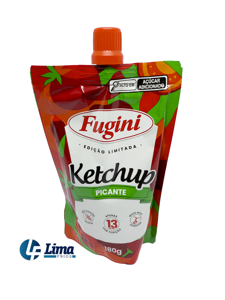 KETCHUP PICANTE FUGINI SACHE BICO 4X180G