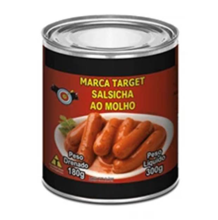 SALSICHA AO MOLHO TARGET 3X300G CX/8