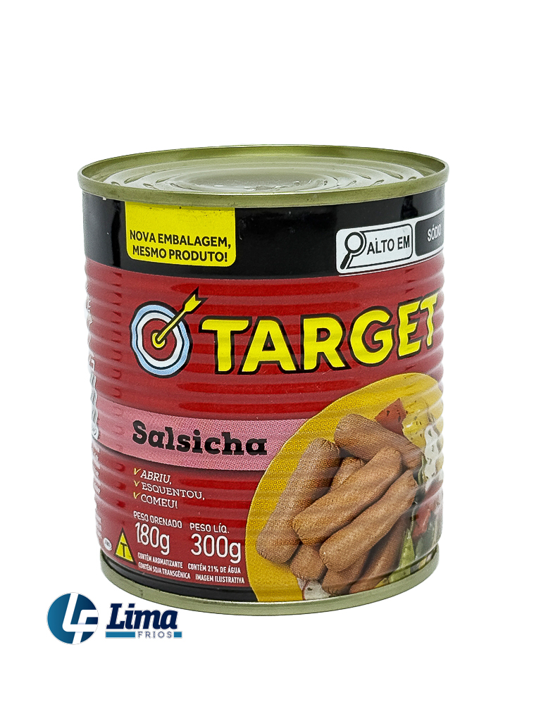 SALSICHA TARGET 3X180G CX/8