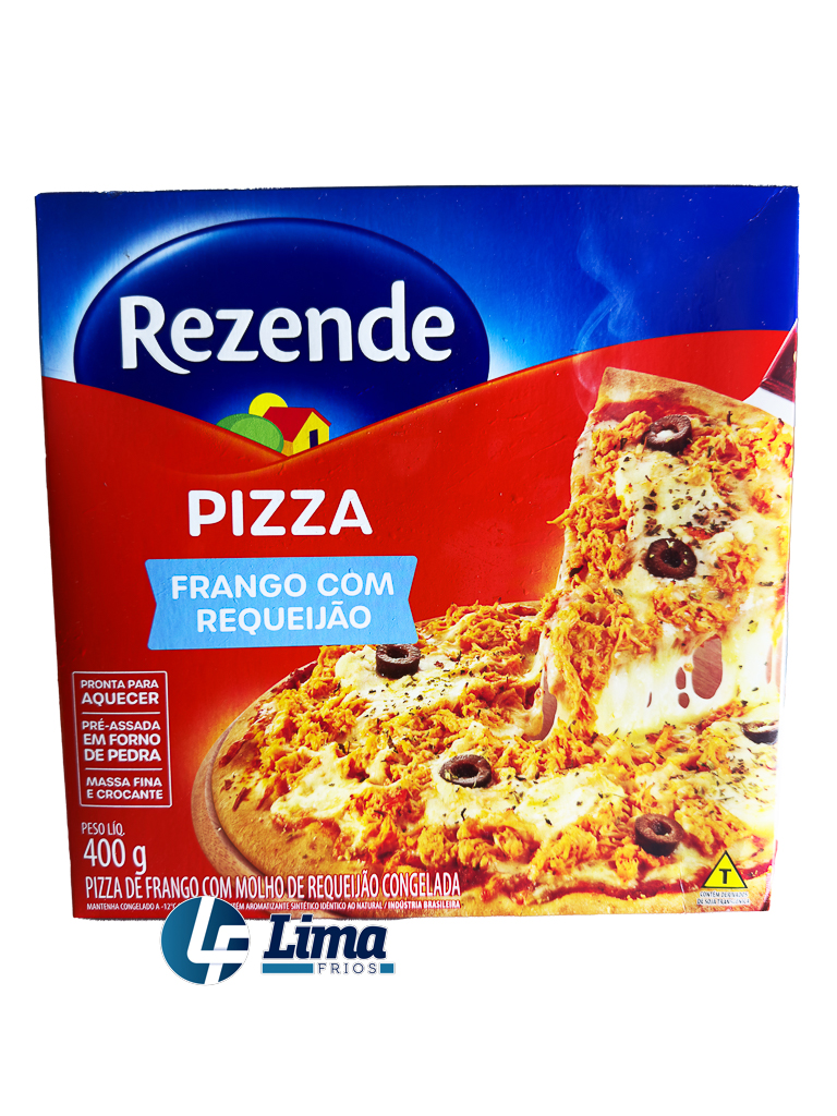 PIZZA REZENDE FRANGO REQUEIJÃO 400G CX12