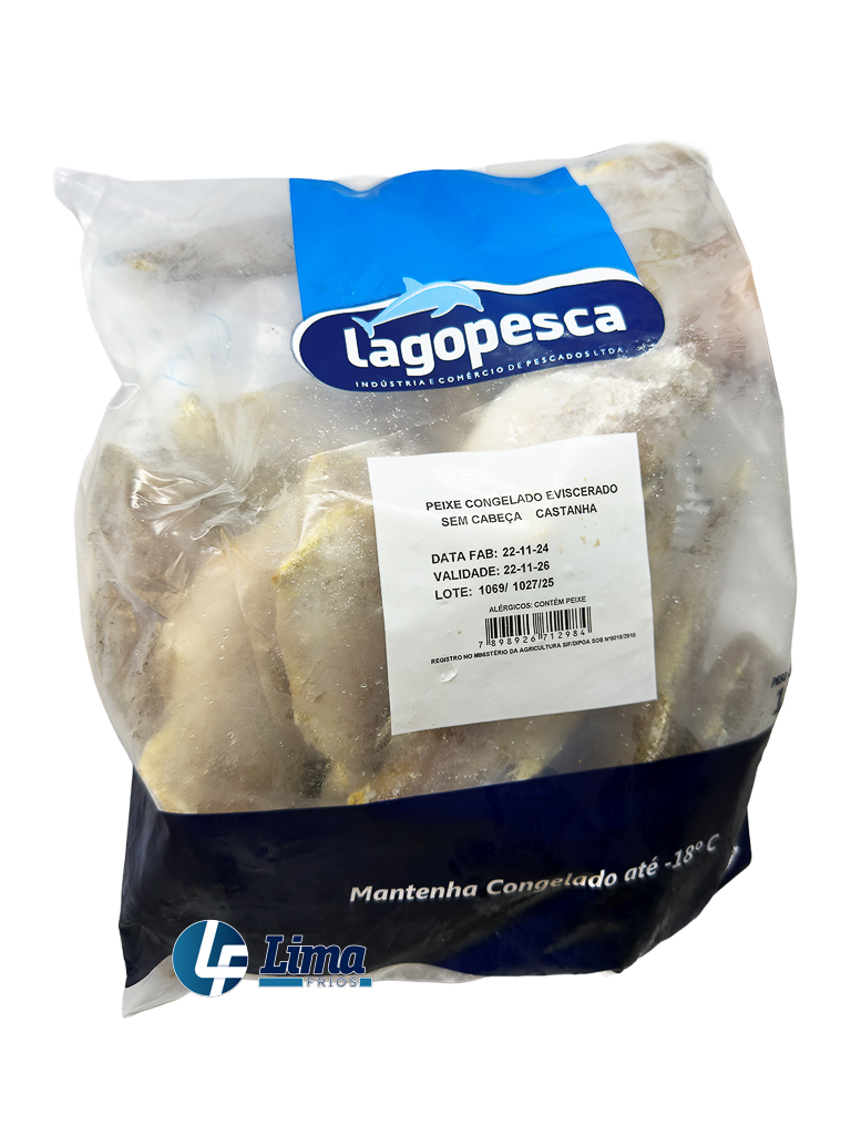 PEIXE CASTANHA EVISC PT7/8LAGOPESCA CX15