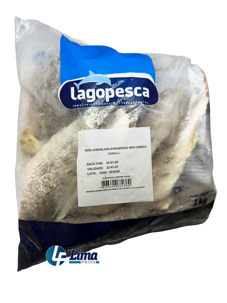 PEIXE CORVINA EVISC PT LAGOPESCA CX/15