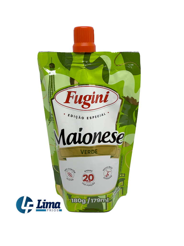MAIONESE VERDE FUGINI SACHE BICO 4X180G