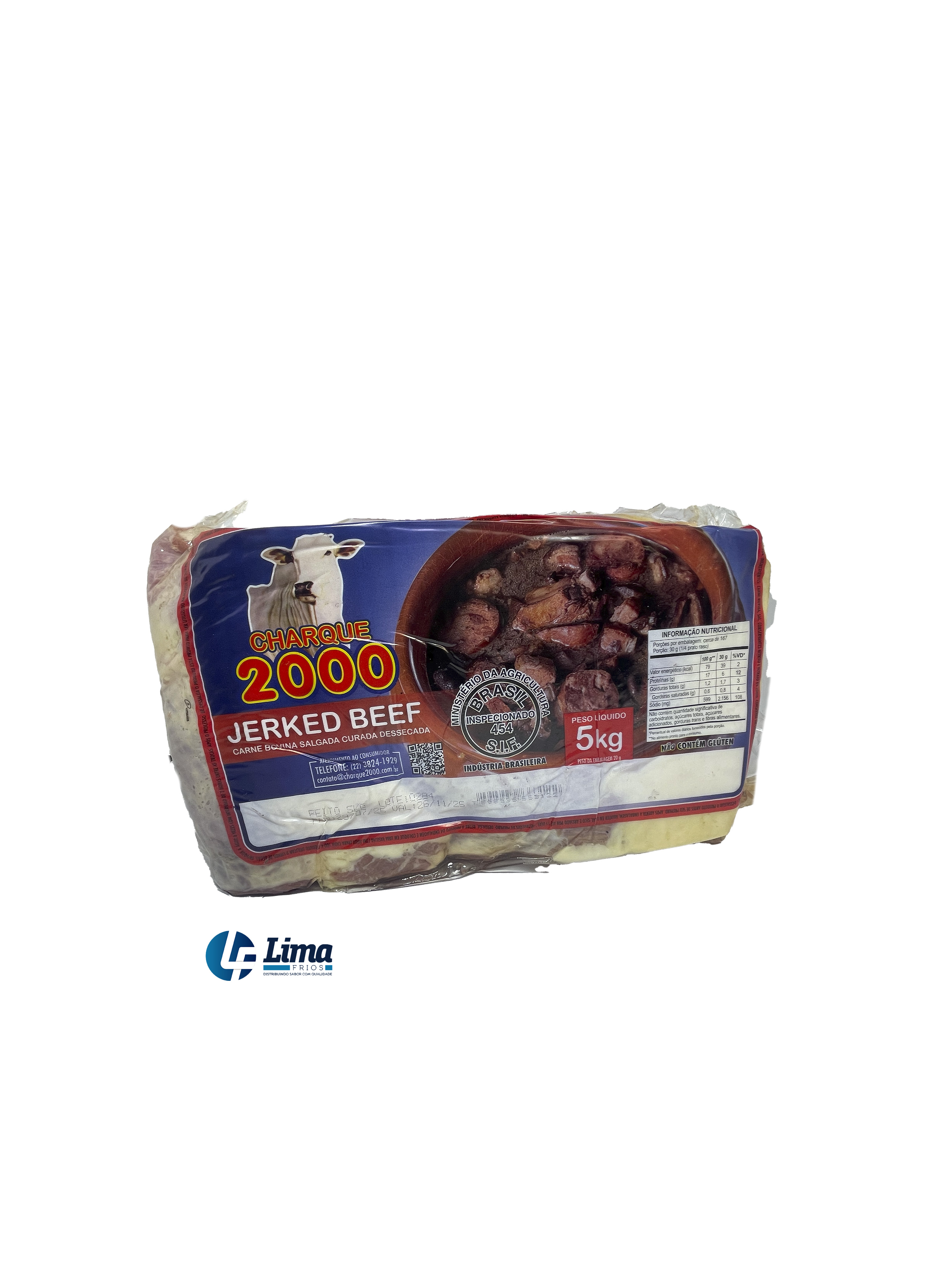 CHARQUE 2 PELOS 2000 5KG CX/6