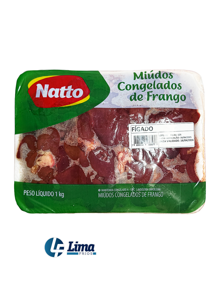 FIGADO DE FRANGO NATTO BDJ 1KG CX/12KG