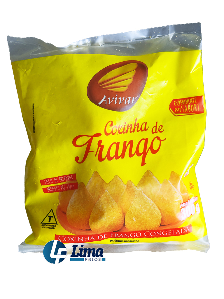 COXINHA PRE-FRITA AVIVAR 300G CX/12