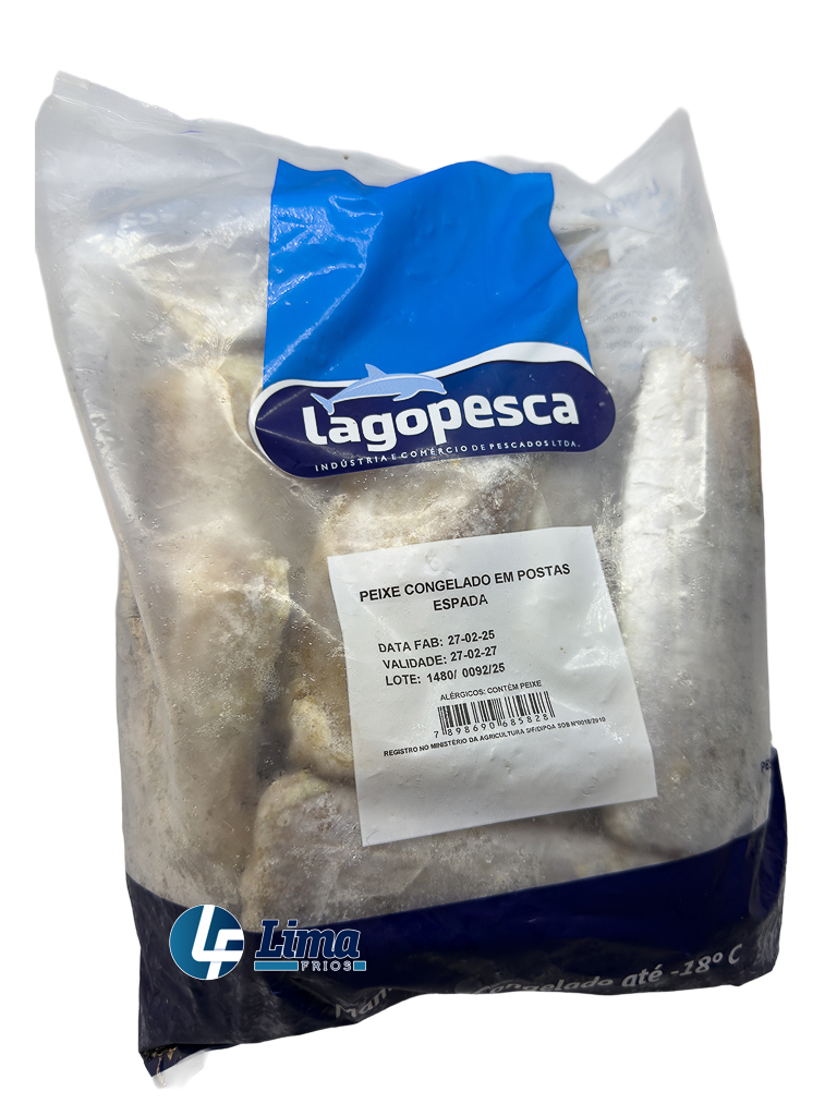 PEIXE ESPADA EM POSTA PT LAGOPESCA CX/15