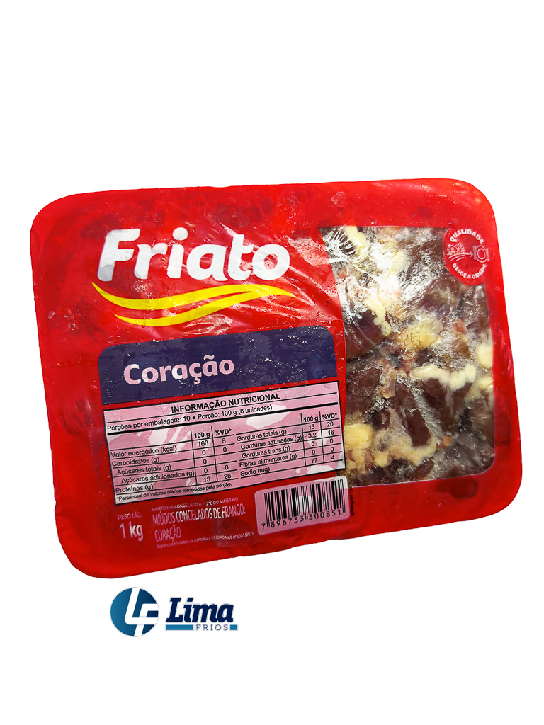 CORAÇÃO DE FRANGO FRIATO BDJ CX/12KG