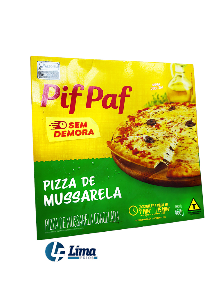PIZZA MUSSARELA PIF PAF 460G CX/12