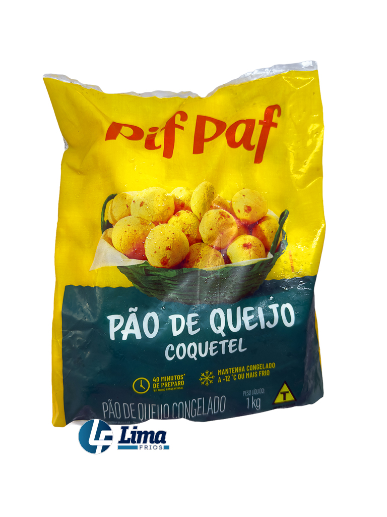 PAO DE QUEIJO PIF PAF COQUETEL 400G CX20