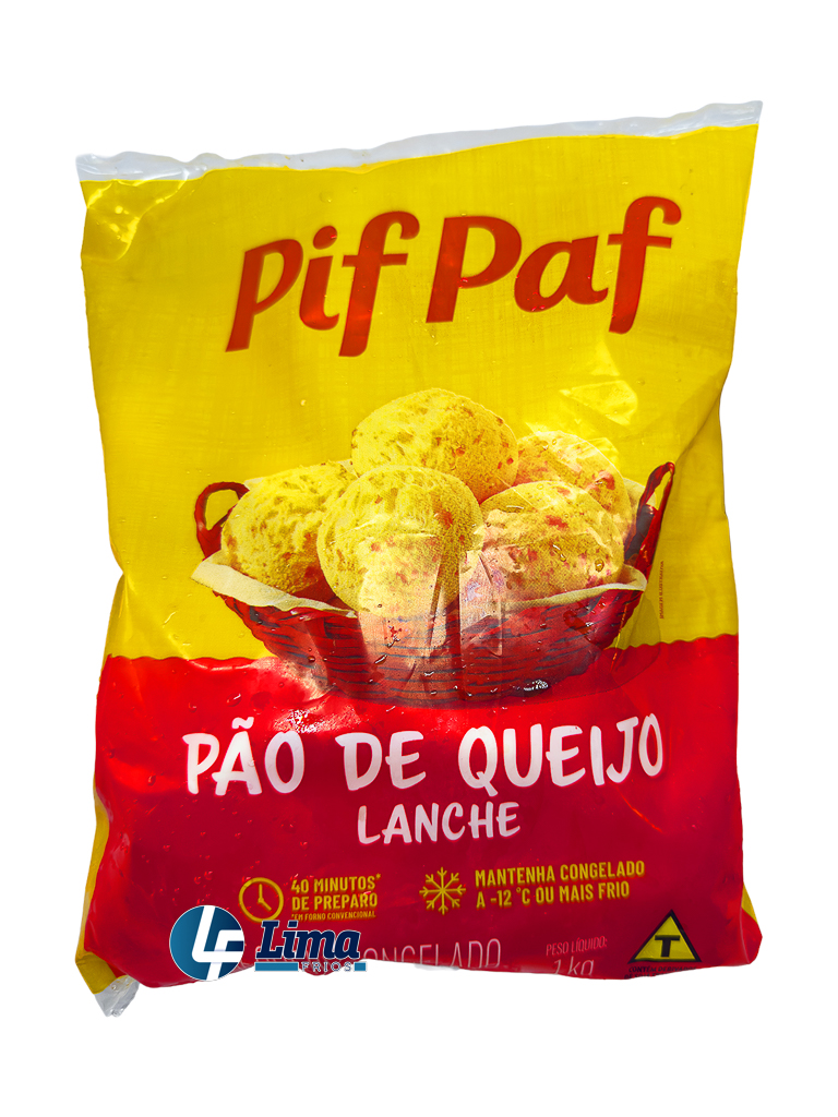 PAO DE QUEIJO PIF PAF LANCHE 1KG CX/8