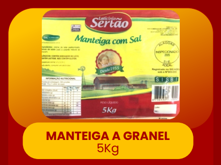 MANTEIGA SERTAO GRANEL PT/5KG