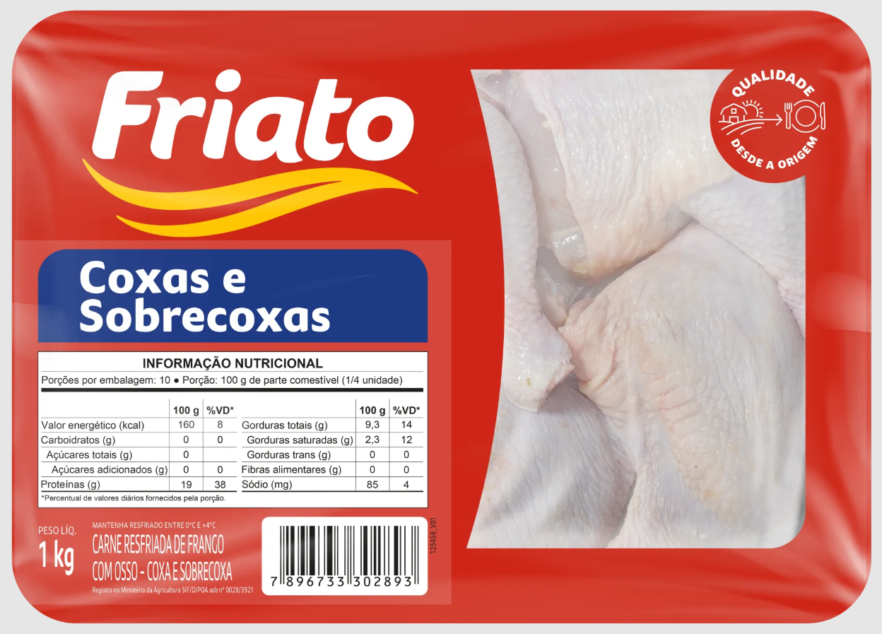 COXA C/SOBRECOXA BDJ FRIATO 1KG CX/12KG
