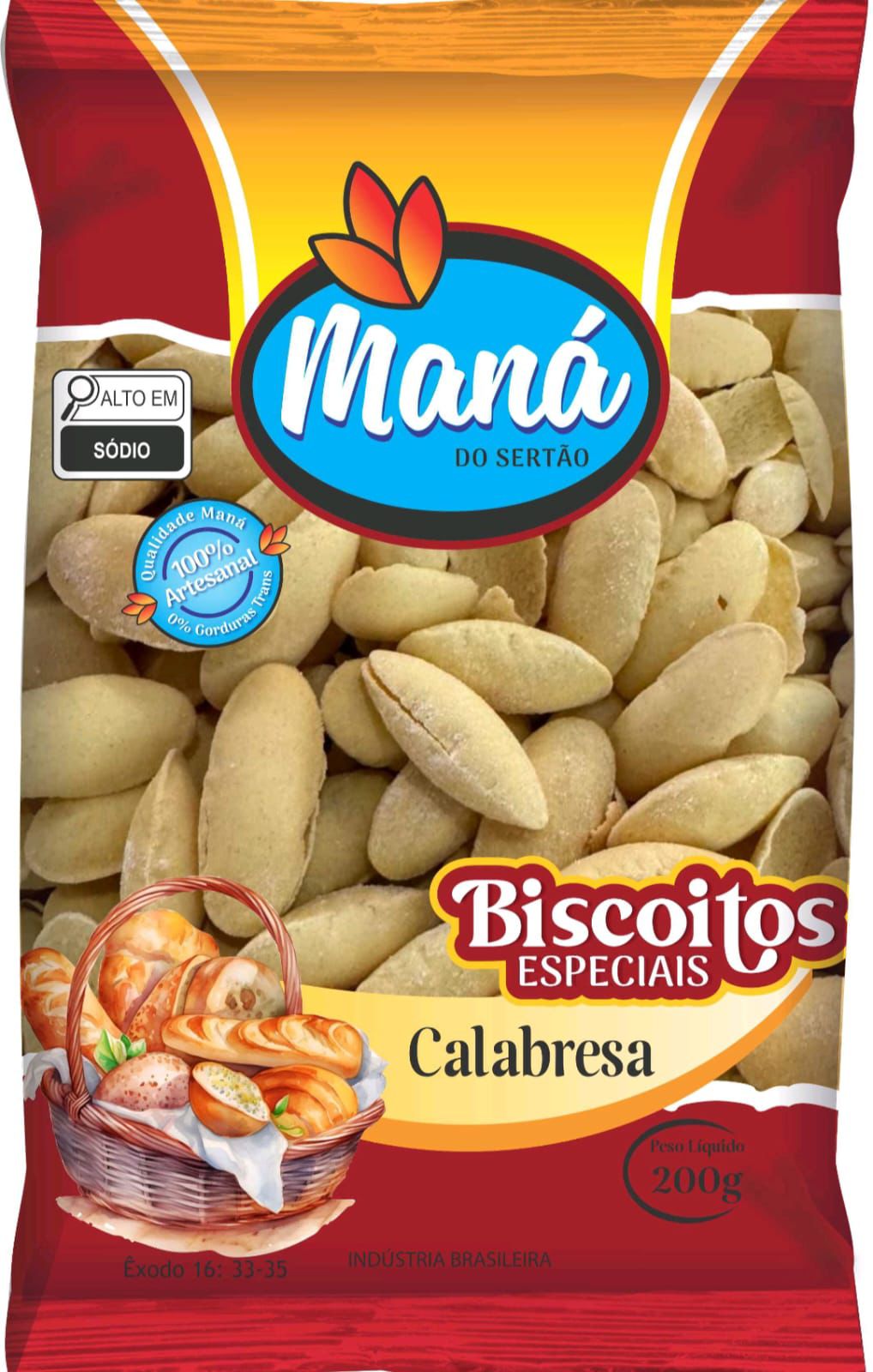 BISC MANA CALABRESA 11X200G CX/2