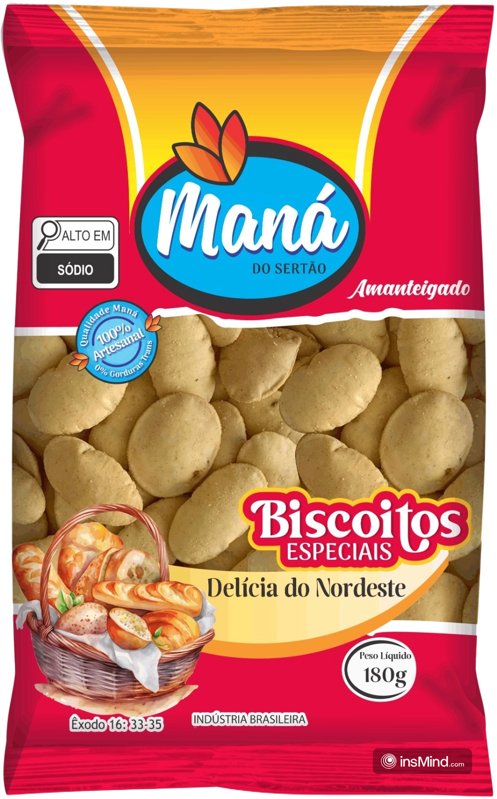 BISC MANA DELICIA NORDESTE 11X180G CX/2