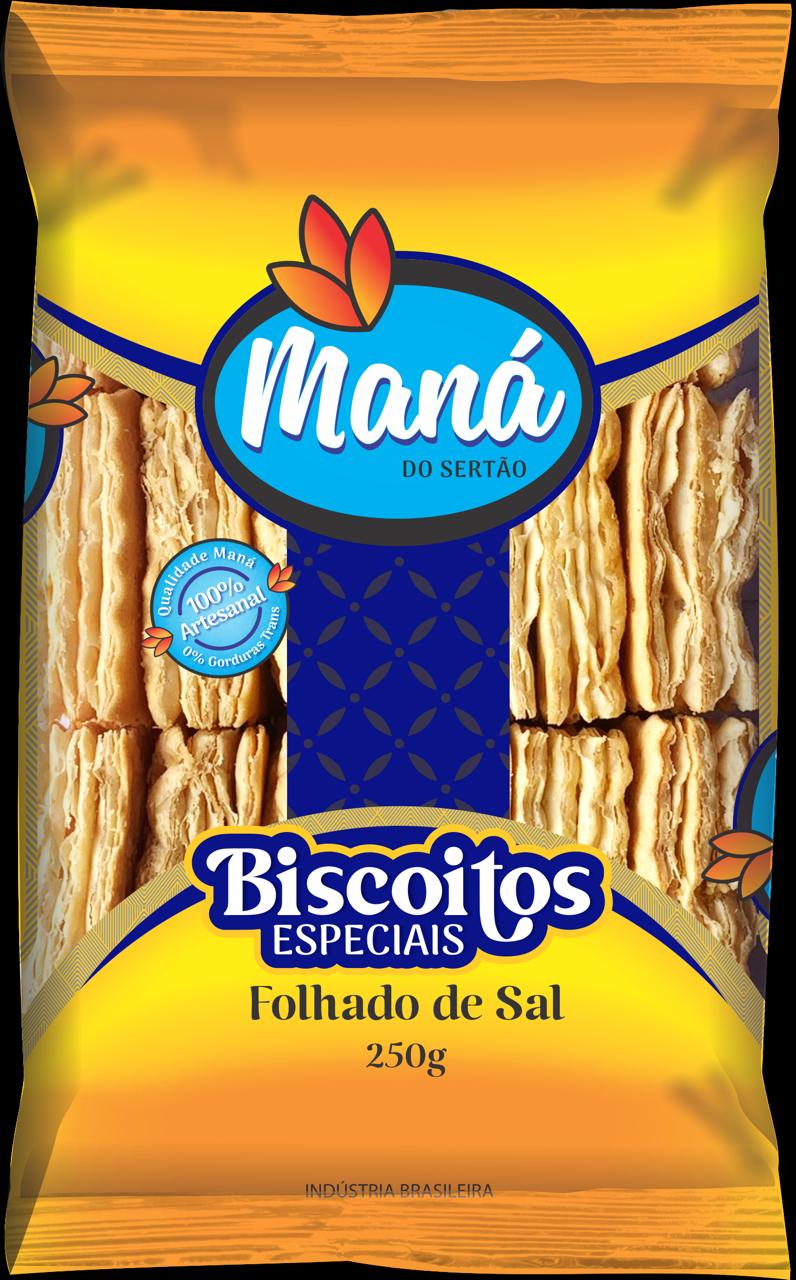 BISC MANA FOLHADO SALGADO 6X250G CX/4