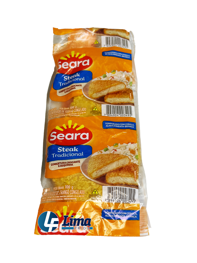 STEAK SEARA DE FRANGO 6X100G CX/12