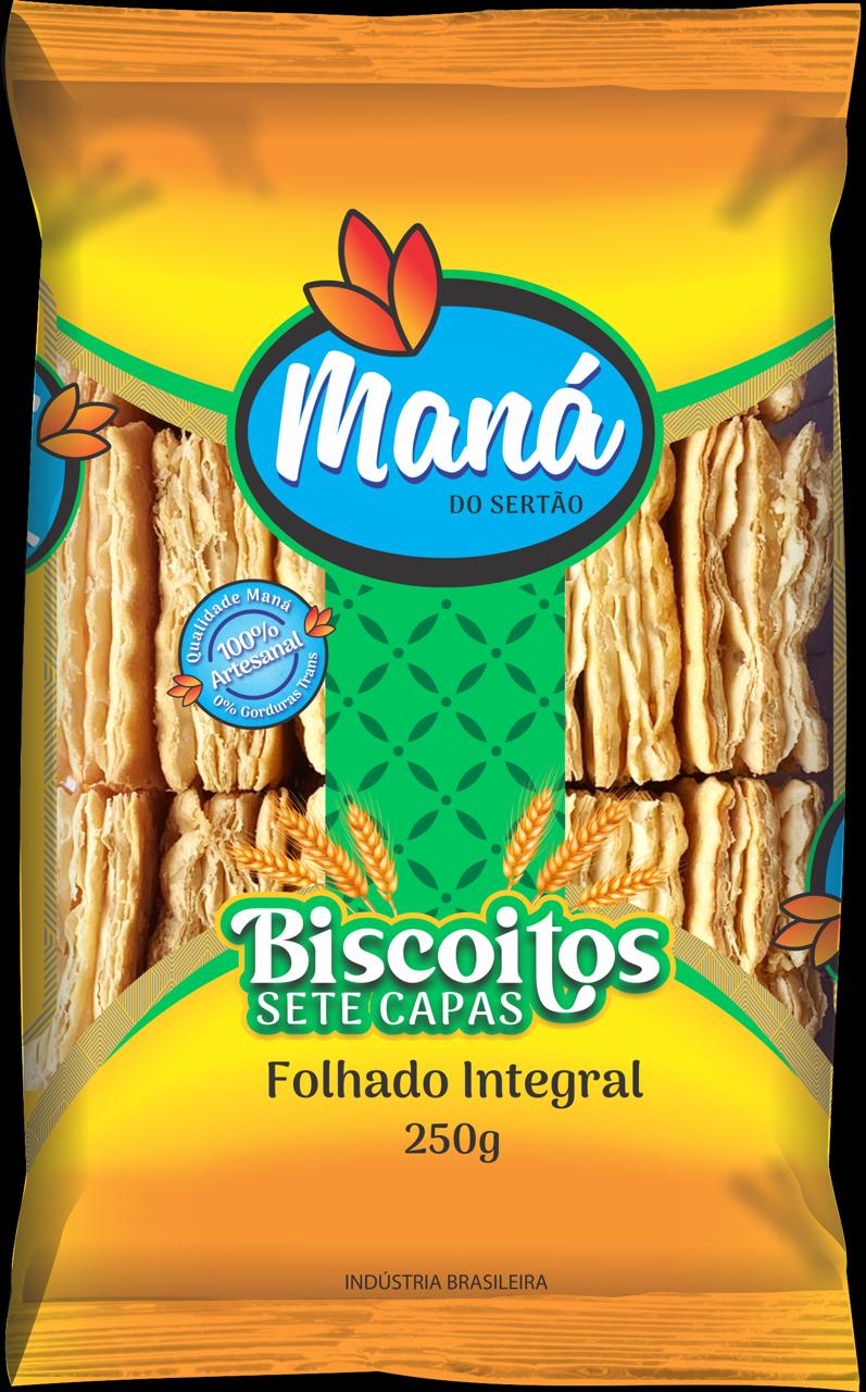 BISC MANA FOLHADO INTEGRAL 6X250G CX/4