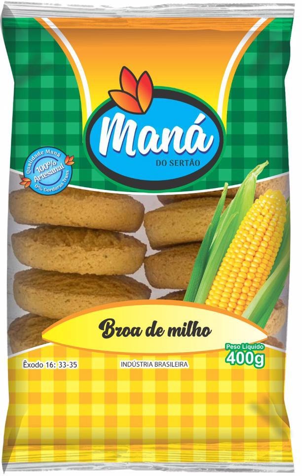 BROA MANA MILHO 6X400G CX/4