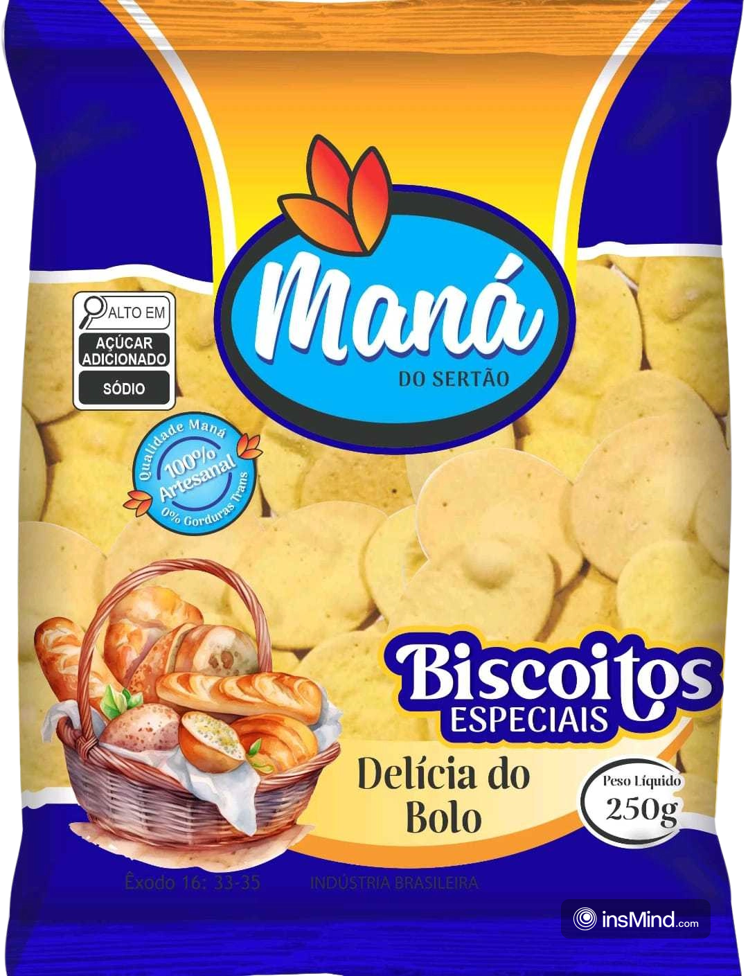 BISC MANA DELICIA DO BOLO 6X250G CX/5