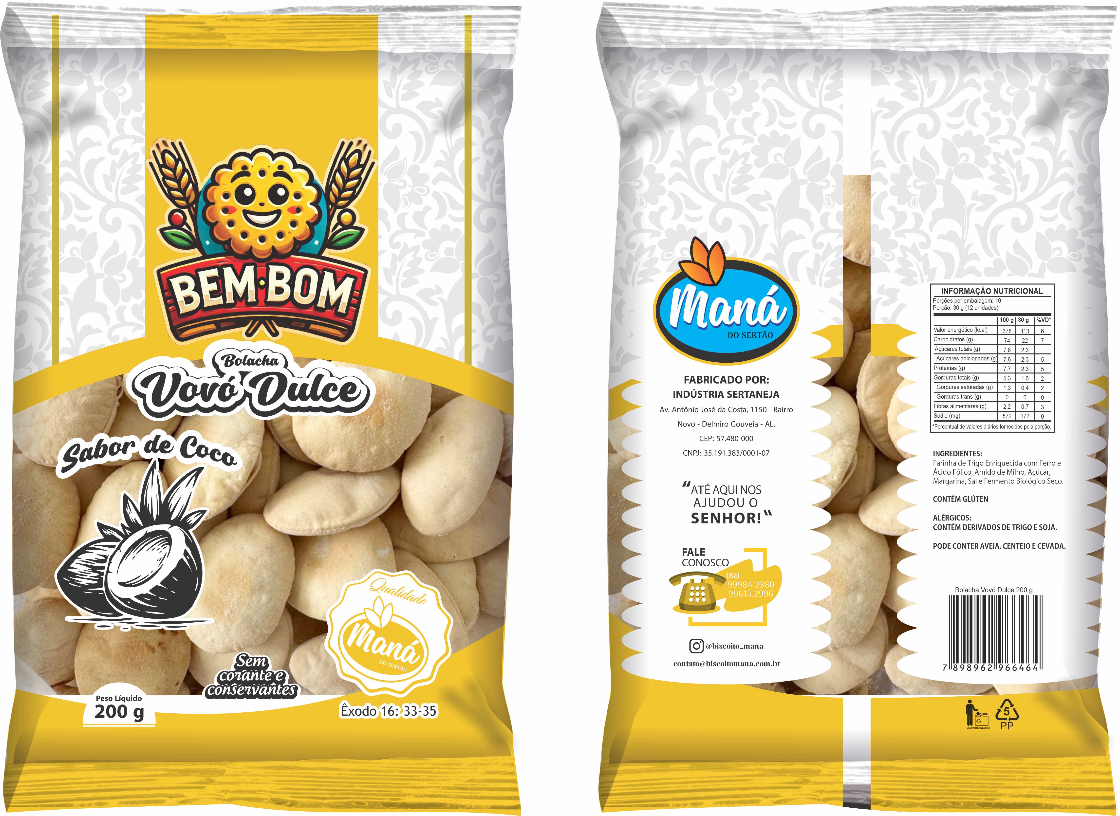BISC BEM BOM VOVO DULCE 17X200G CX/2