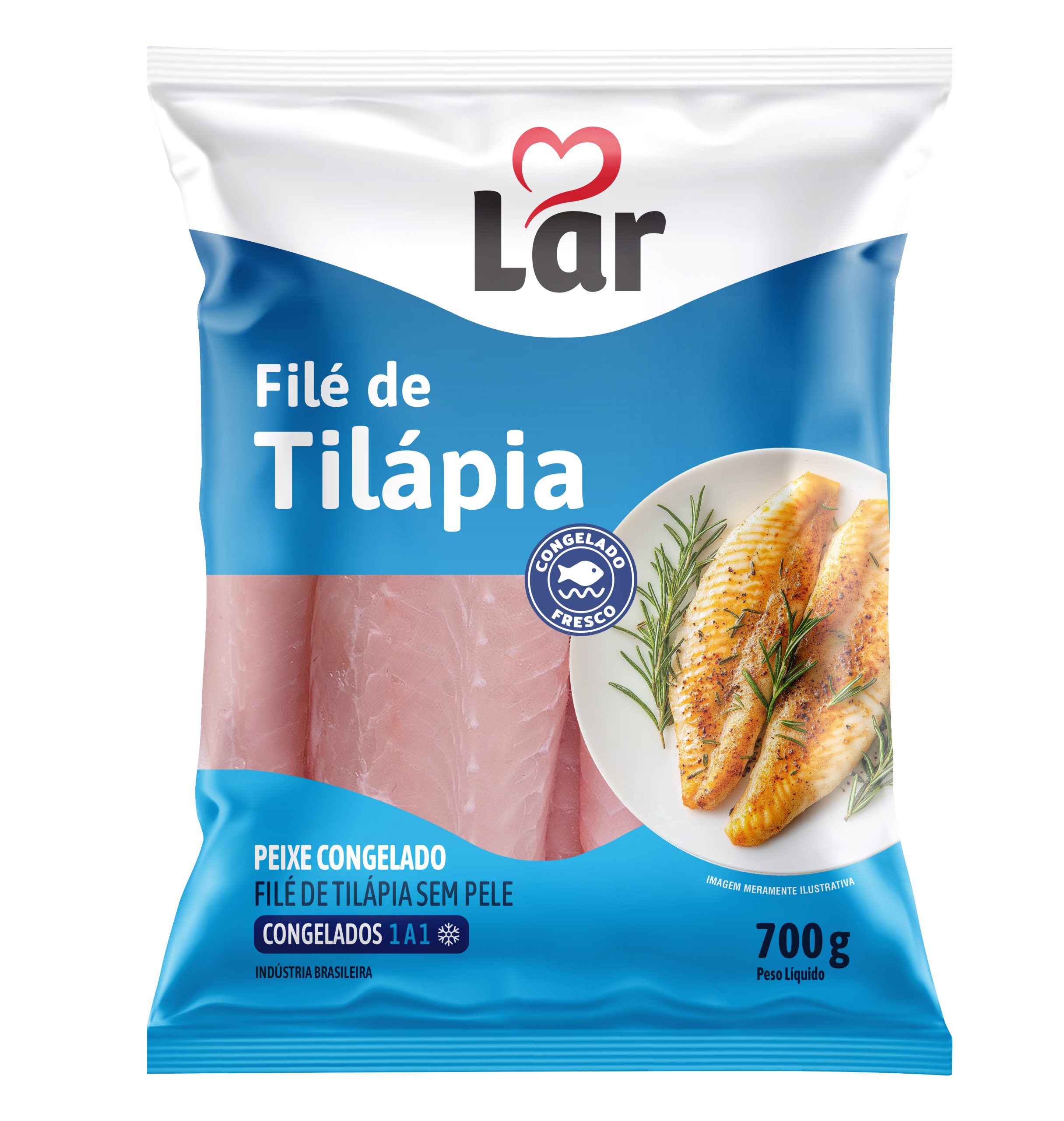 FILE DE TILAPIA LAR 700G CX/12PT