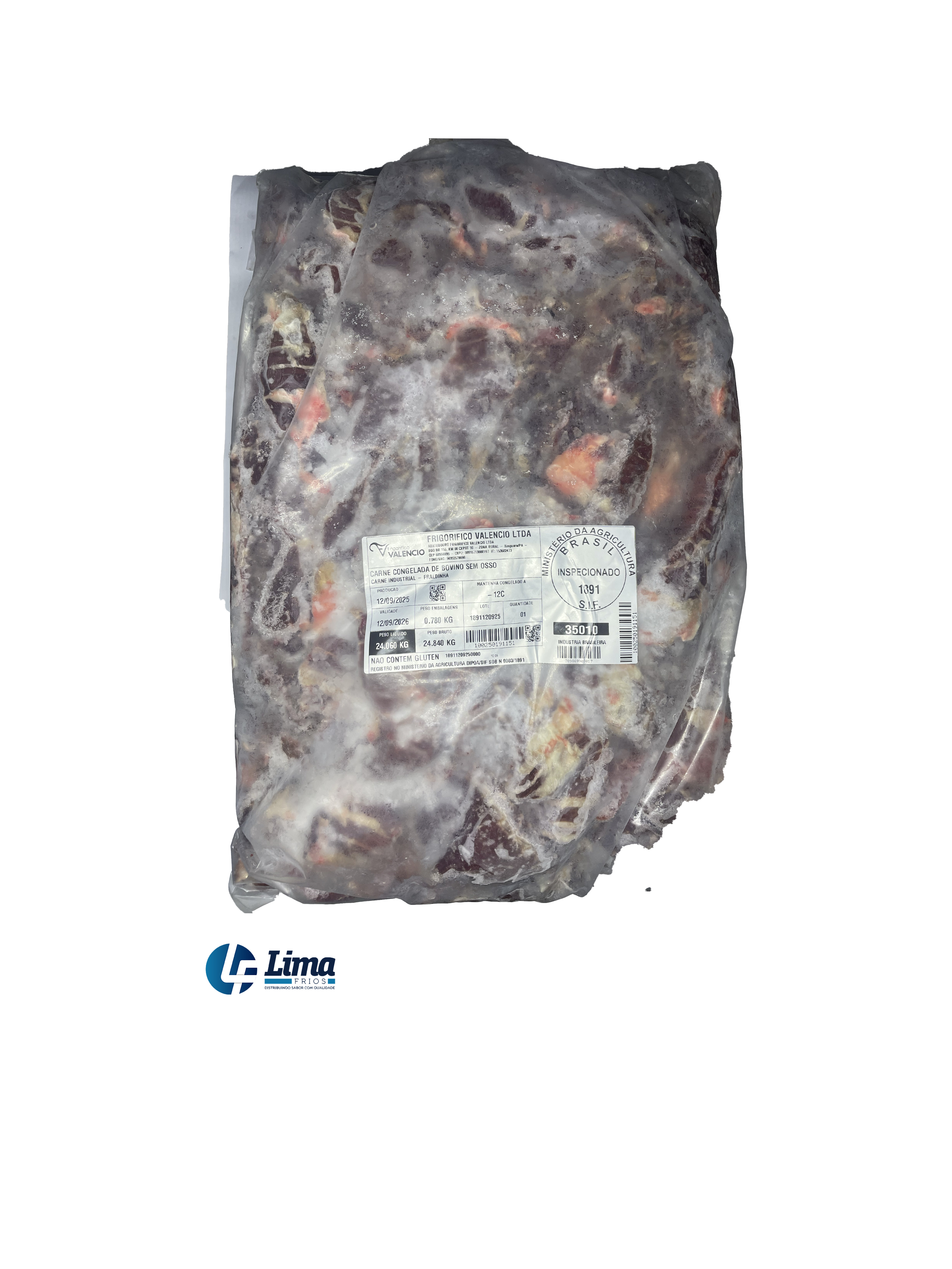 CARNE FRALDINHA VALENCIO CX/25KG