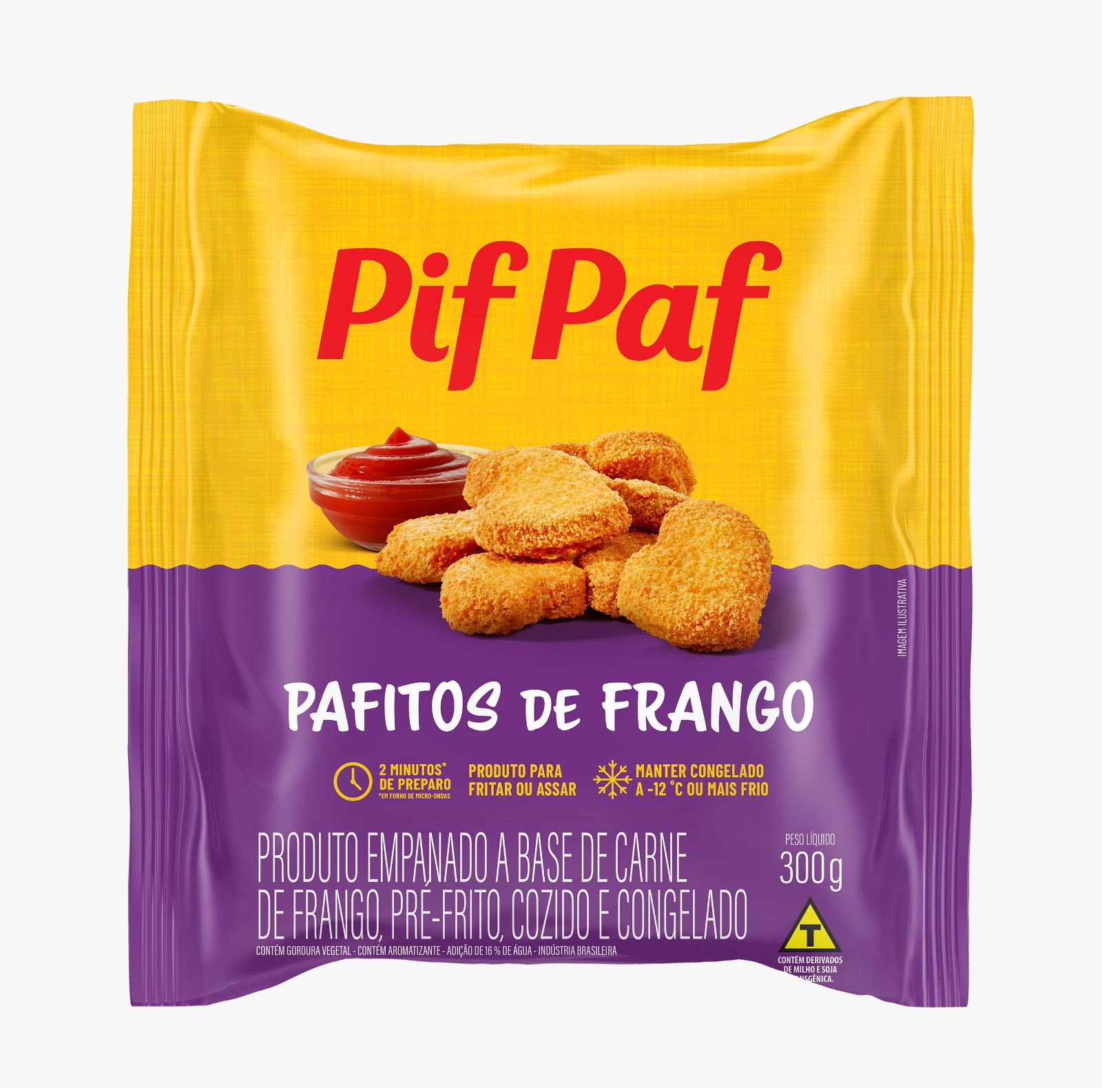 PAFITOS EMPANADOS PIF PAF 300G CX/10PT