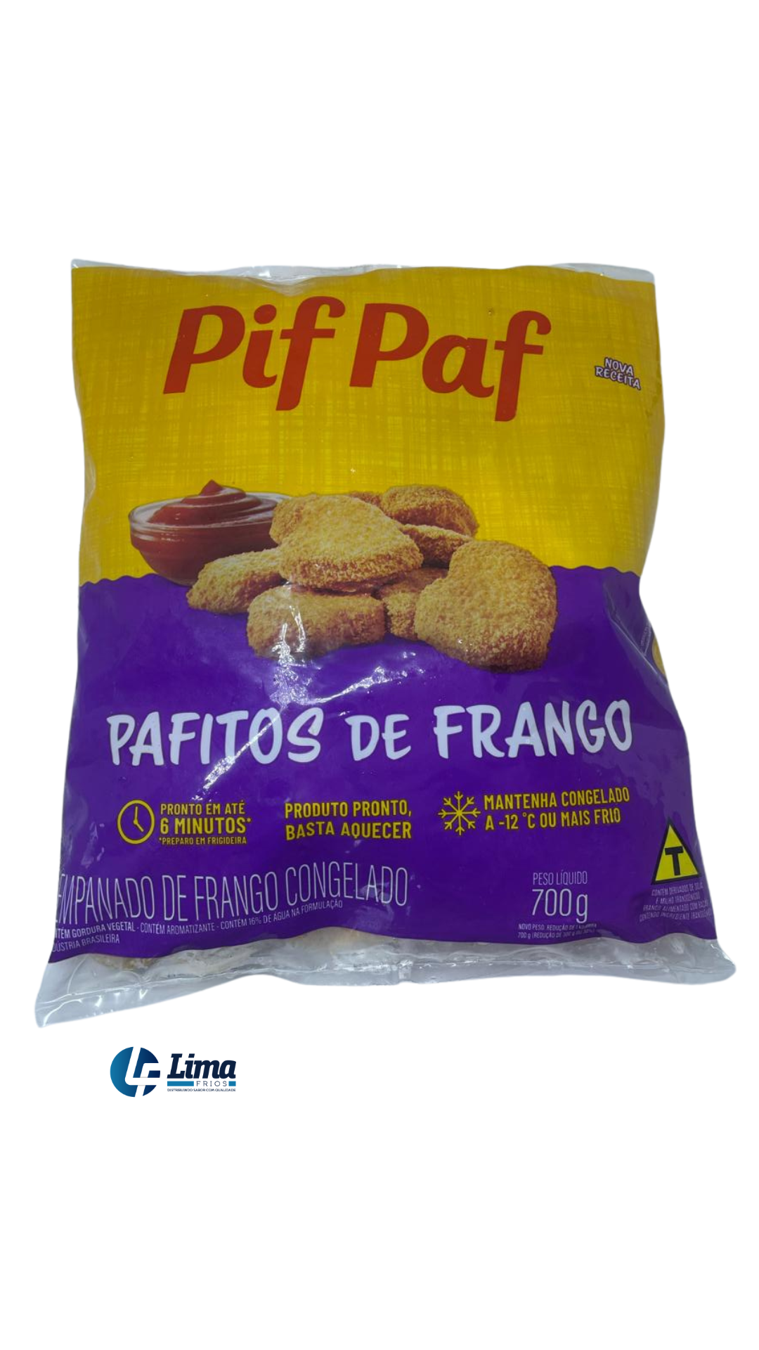 PAFITOS EMPANADOS PIF PAF 700G CX/10PT