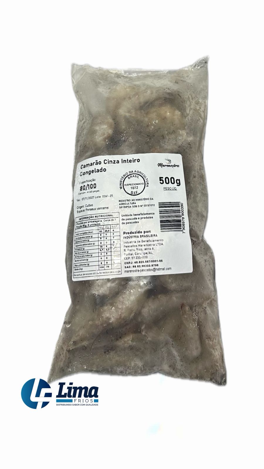 CAMARAO INT 80/100 MARENOSTRA 500G CX/10