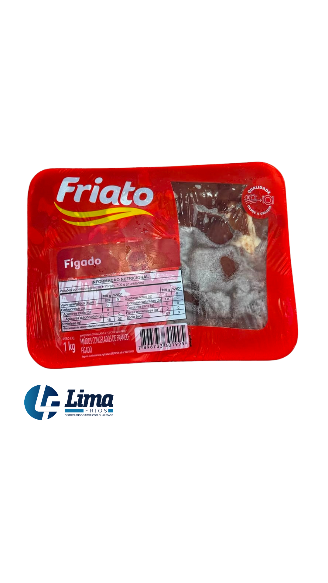 FIGADO BANDEJA FRIATO 1KG CX/12