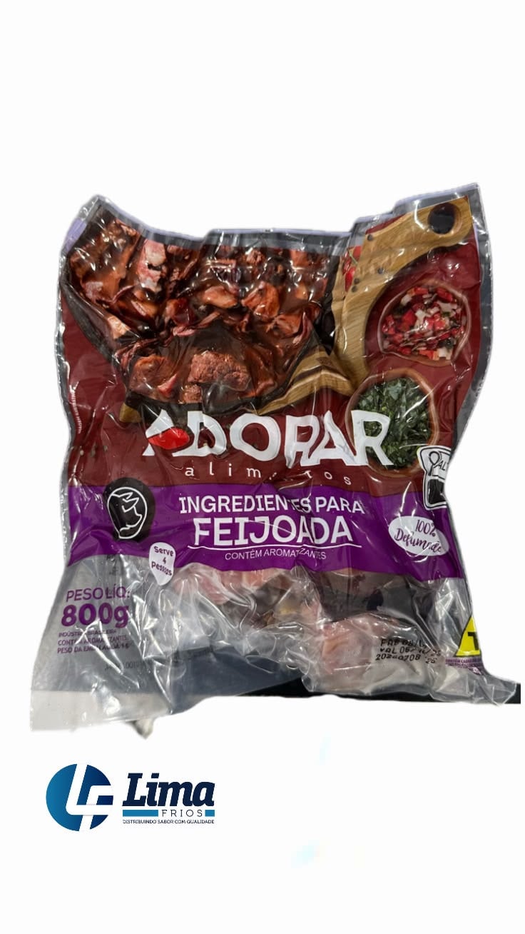 KIT FEIJOADA ADORAR +/-800G CX+/- 8KG