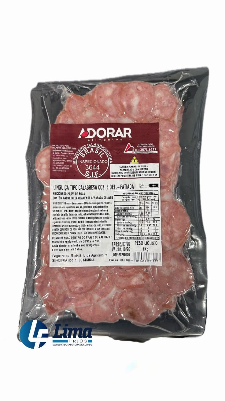 CALABRESA FATIADA ADORAR 1KG CX/10KG